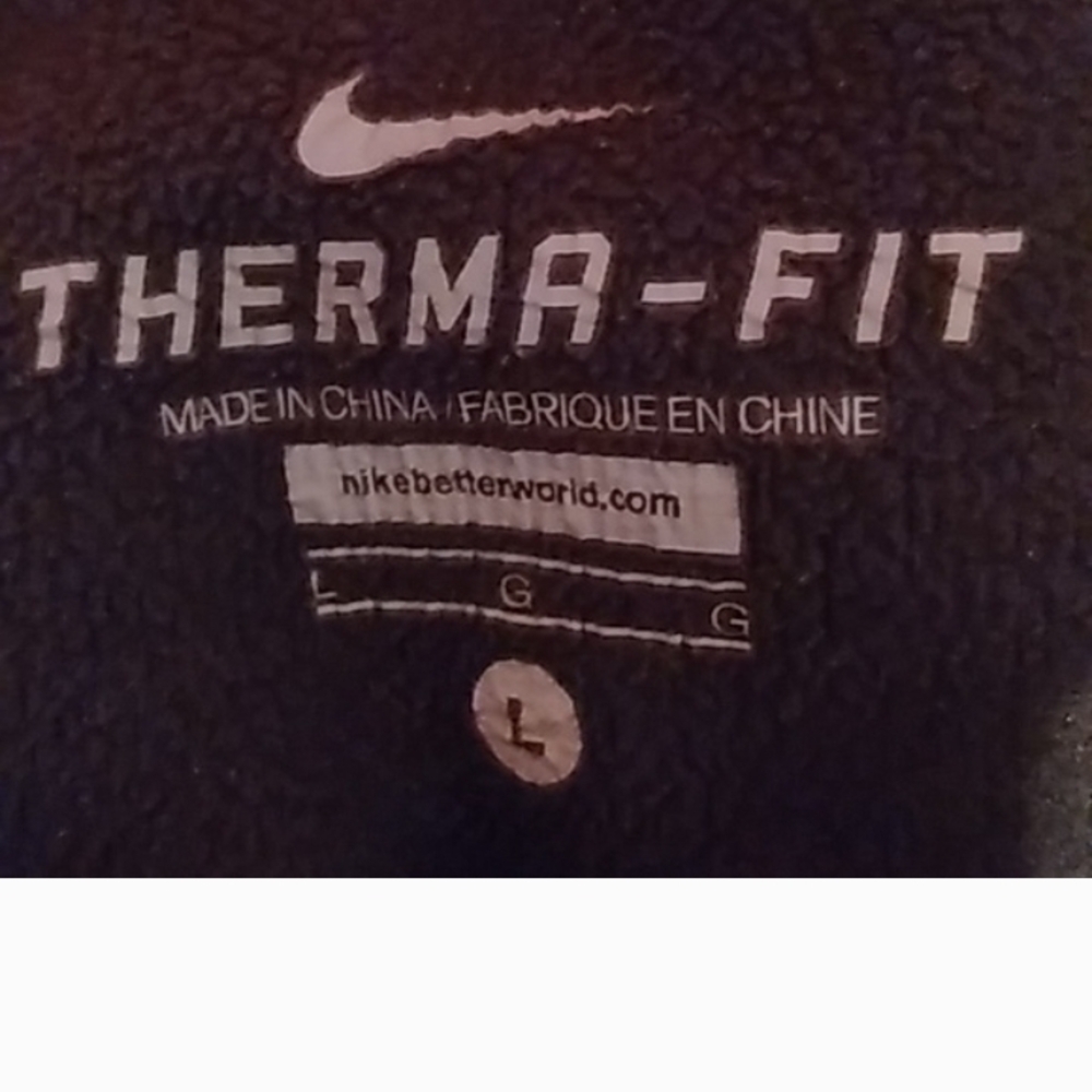 Nike Boys Thermal Dri-Fit Pullover Front Pocket Hoodie Size Large - Picture 2 of 4